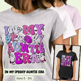 I MIN SPOOKY AUNTIE HALLOWEEN ERA T SHIRT