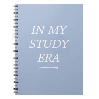 I Min Studietid Blå Spiral Anteckningsbok
