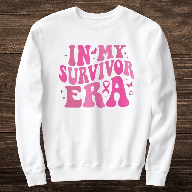 I min Survivor Era Rosa Breast Cancer Awareness T Shirt (Skapare uppladdad)