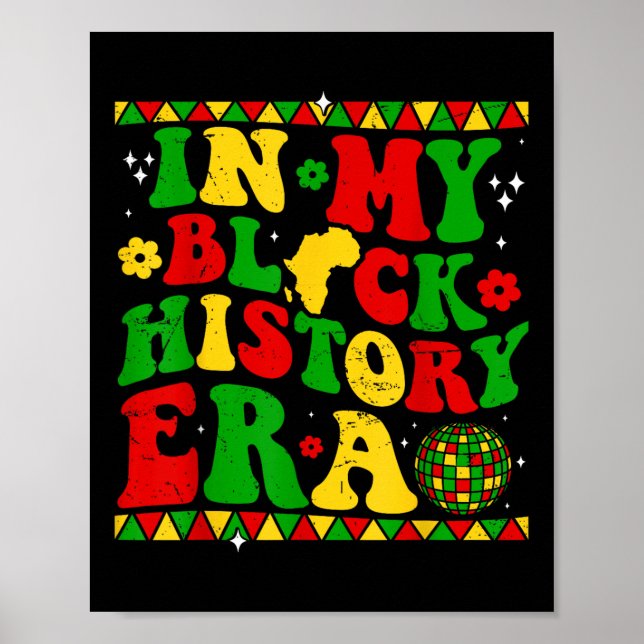 I min svarta historia ERA Manar Women Black Histor Poster (Framsidan)