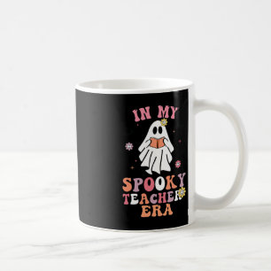 I min talesätt Lärare Era Groovy Hippie Retro Ghos Kaffemugg