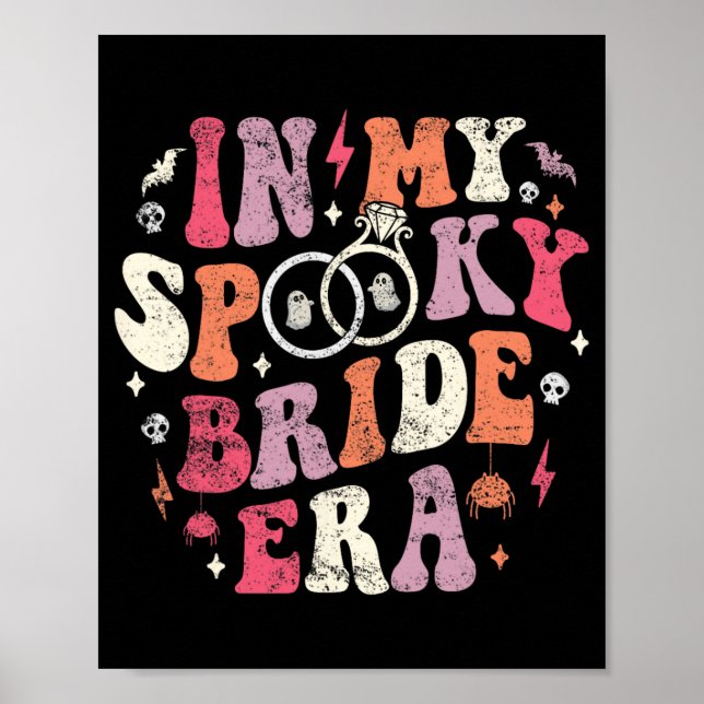 I min talesman Bride Era Halloween Bride Bröllop B Poster (Framsidan)