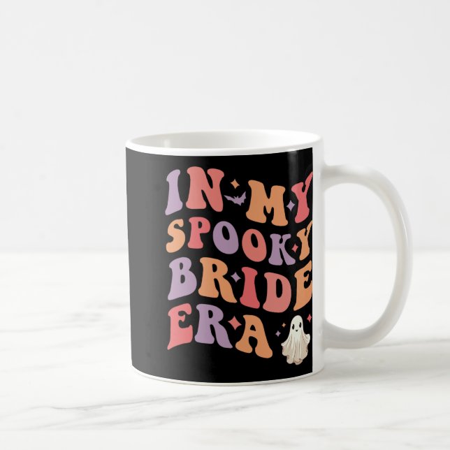 I min talesman Bride Era Halloween Bröllop Bride Kaffemugg (Höger)