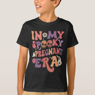 I min taloky, gravid era Groovy Boo Halloween T Shirt