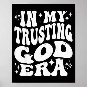 I min tid av att lita på Gud, religiös, kristen tr Poster