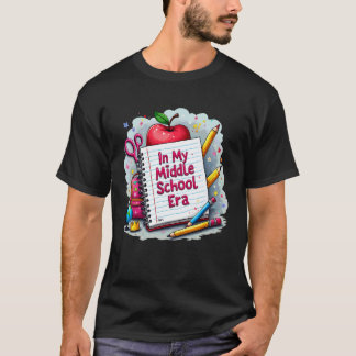 i Min Tid i Mellanstadiet Lärare Barn Tillbaka Til T Shirt