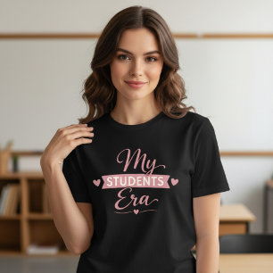 I Min Tid Som Student Lärare   Trendig Tillbaka Ti T Shirt