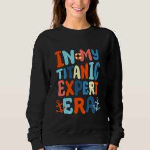 I min Titanic-expert-era Roligt retro groovy RMS C T Shirt