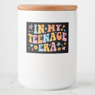 I min tonårsålder I Mat Etiketter