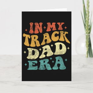 I Min Track Pappa Era Rolig Track Fars Dag Groovy Kort