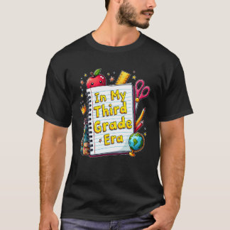i Min Tredje Klass Era Lärare Barn 3:e Klass Bak  T Shirt