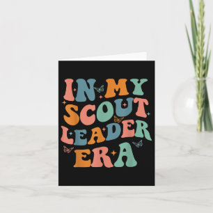 I min tröskel Era Groovy Retro Troop Scoutin Kort