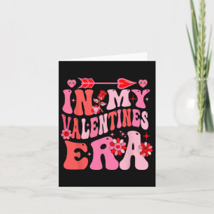 I Min Valentins Era Alla Hjärtans Dag Kvinnor Flic Kort