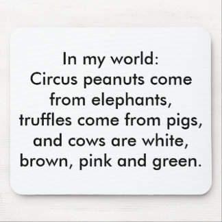 I min värld: Truffles kom från grisar Musmatta