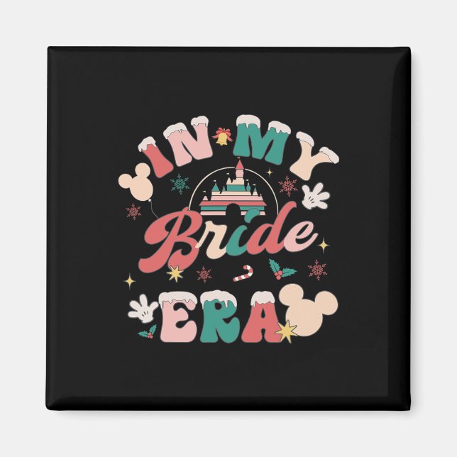 I min Vintage Groovy Jul Women Cos Magnet (Framsidan)