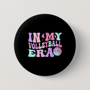 I min Volleyball Era Volleyball Älskare Coach Play Knapp
