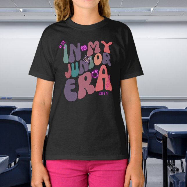 I min yngre Era Neon Inslag med år T Shirt (Skapare uppladdad)