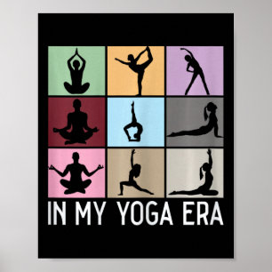 I Min Yoga-era Roliga Tjejer Yoga Yogi Mamma Medit Poster