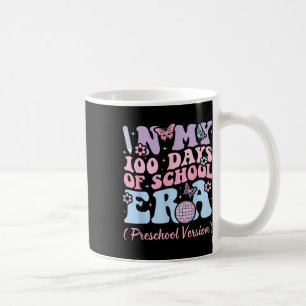 I mina 100 dagar av skolera era barn, retro Presch Kaffemugg