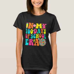 I mina 100 dagar av skolera leksakslärare Kids Ret T Shirt