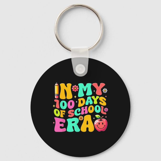 I mina 100 dagar med skolålslärare 100 dagar nyckelring (Framsida)