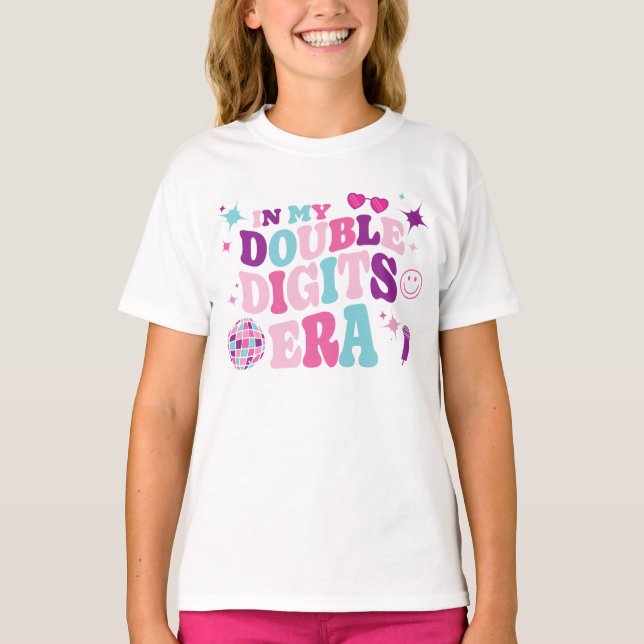 I Mina Dubblor ger era-födelsedagsinbjudan T Shirt (Framsida)