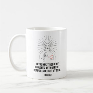 I mina många tankar om kristendomen kaffemugg