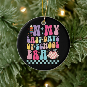 I mina sista skoldagar Era Lärare Liv Groovy Julgransprydnad Keramik