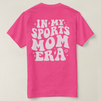 I mina sportar Mamma Era Retro Lycklig Ansikte T Shirt