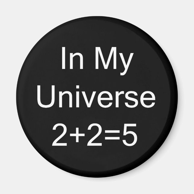 I Mina Universe 2+2=5 Magnet (Framsidan)