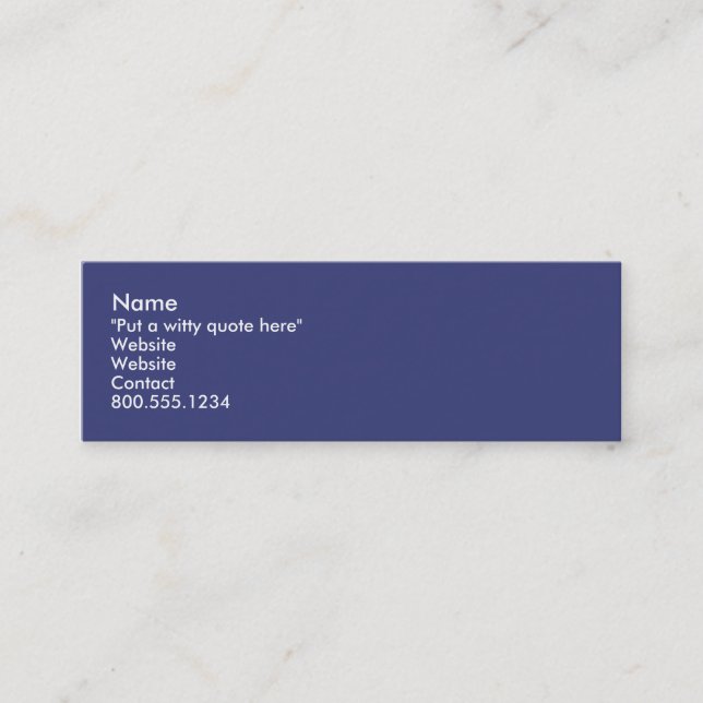 I ♥ MINI VISITKORT (Framsida)