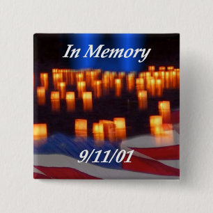 I minne av 9/11! knapp