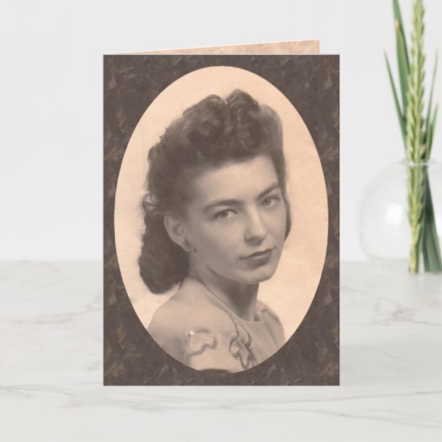 I minne av modern kort (Framsida)