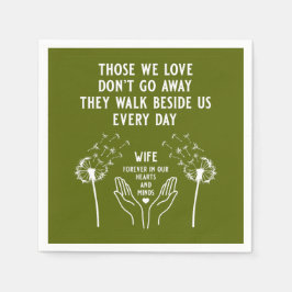 I minnesfunktionell mottagning pappersservett