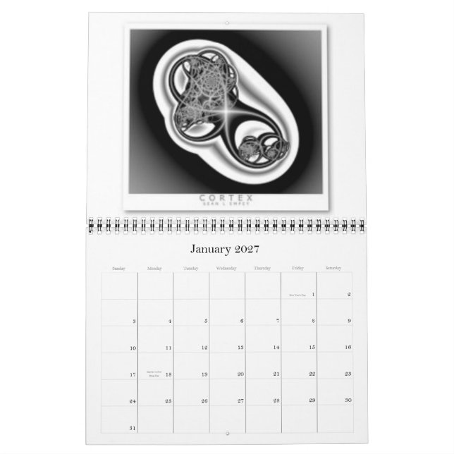 I minnet av 11 x 14-kalender kalender (Jan 2027)