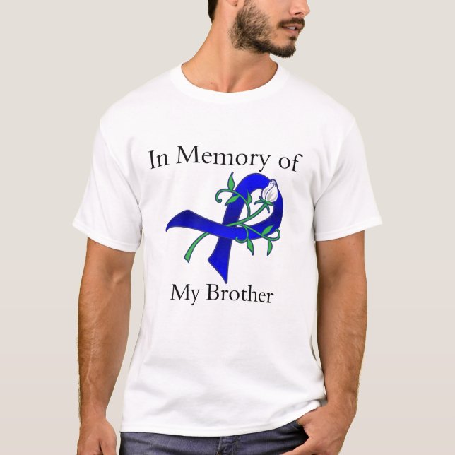I minnet av min broder - koloncancer t-shirt (Framsida)