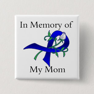 I minnet av min mamma - koloncancer knapp