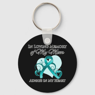 I minnet av min mamma - Ovarian cancer Nyckelring
