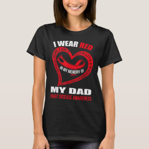 I minnet av min medvetenhet om hjärtsjukdomar i Pa T Shirt