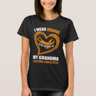 I minnet av min mormor LEUKEMIA AWARENESS T Shirt
