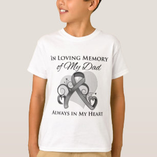 I minnet av min pappa - hjärncancer t-shirt