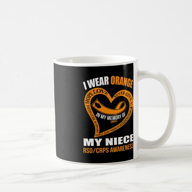 I minnet av min systerdotter RSDCRPS AWARENESS Kaffemugg (Höger)