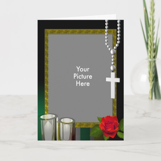 I minnet av tack kort (Framsida)