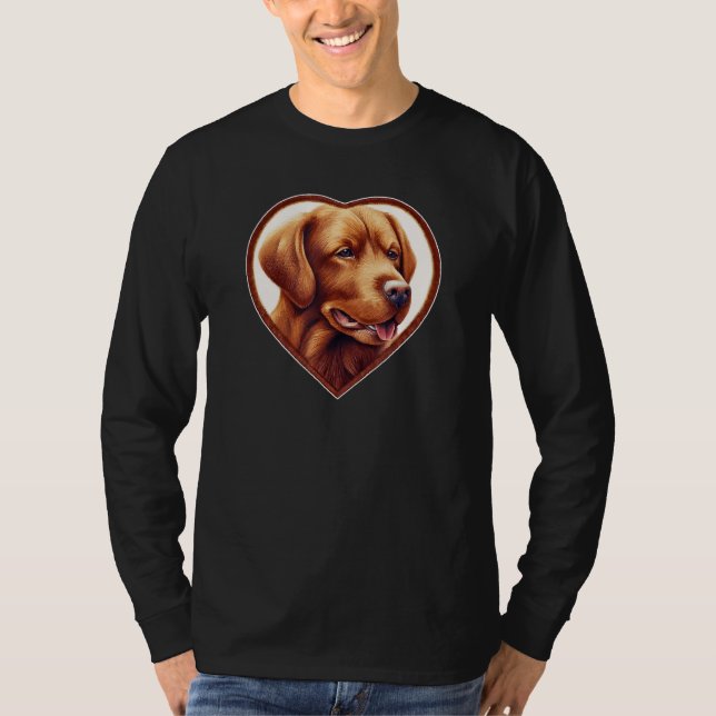 I Miss My Chesapeake Bay Retriever - T Shirt (Framsida)
