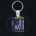 I Miss My Nephew Suicide Awareness Prevention Amer Nyckelring<br><div class="desc">I Miss My Nephew Suicide Awareness Prevention American Flag</div>