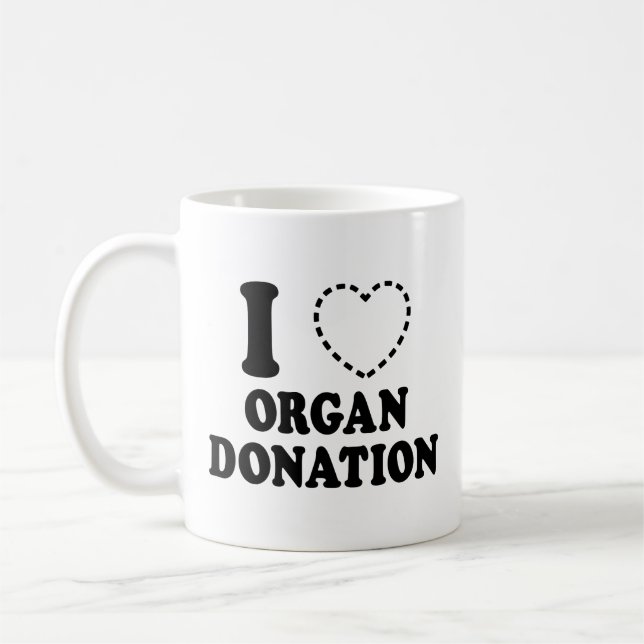 I {MISSSAR HEART} ORGAN DONATION KAFFEMUGG (Vänster)