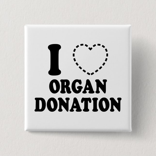 I {MISSSAR HEART} ORGAN DONATION KNAPP (Framsida)