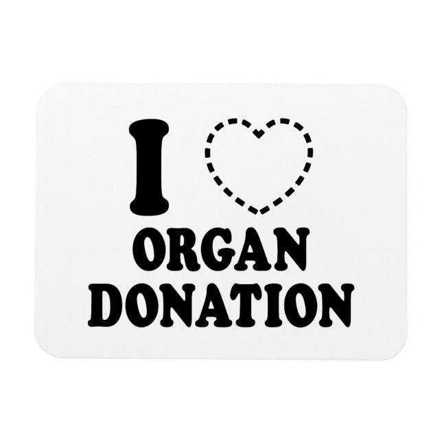 I {MISSSAR HEART} ORGAN DONATION MAGNET (Horisontell)