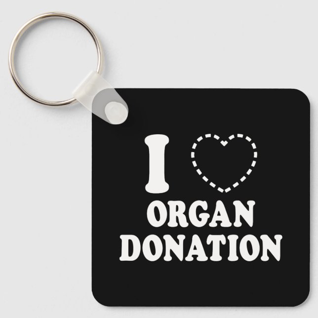 I {MISSSAR HEART} ORGAN DONATION NYCKELRING (Framsida)