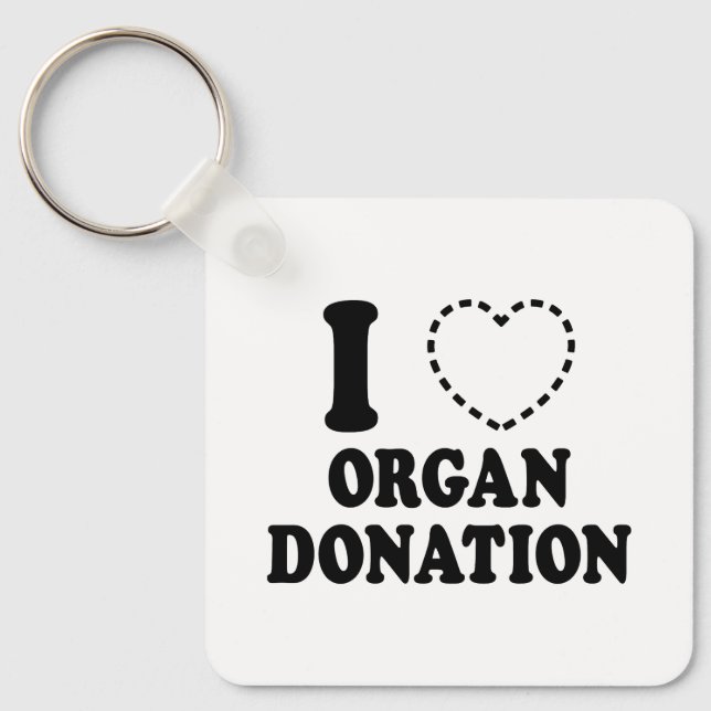 I {MISSSAR HEART} ORGAN DONATION NYCKELRING (Framsida)